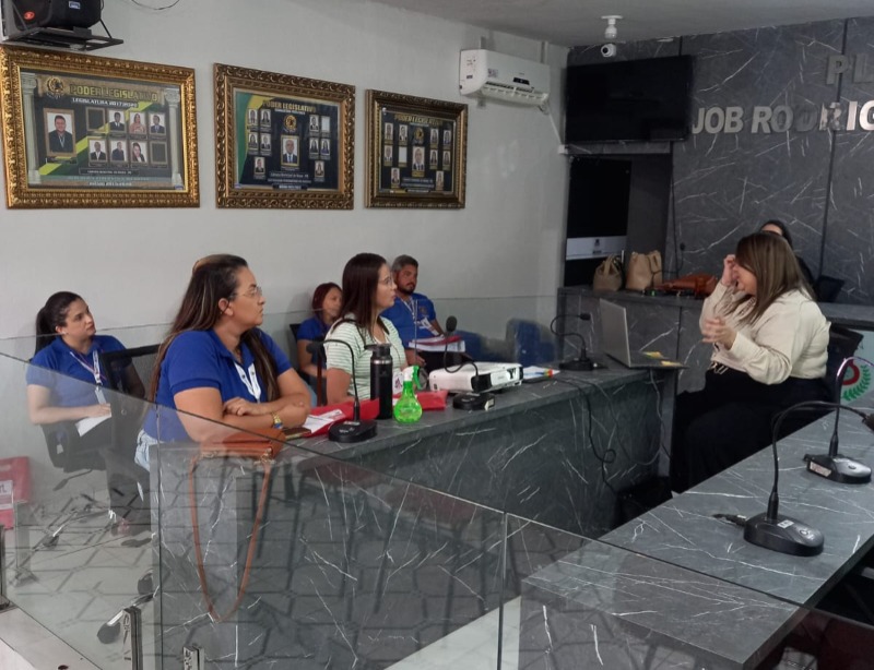 Servidores da cmara de Ibiara participam de curso de capacitao sobre a Ouvidoria Legislativa